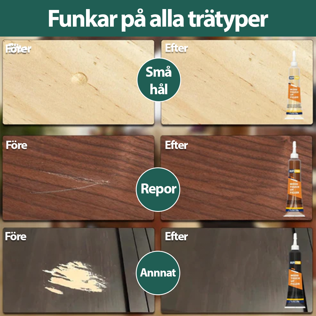 TräRäddaren™ - Laga repor på 3 minuter