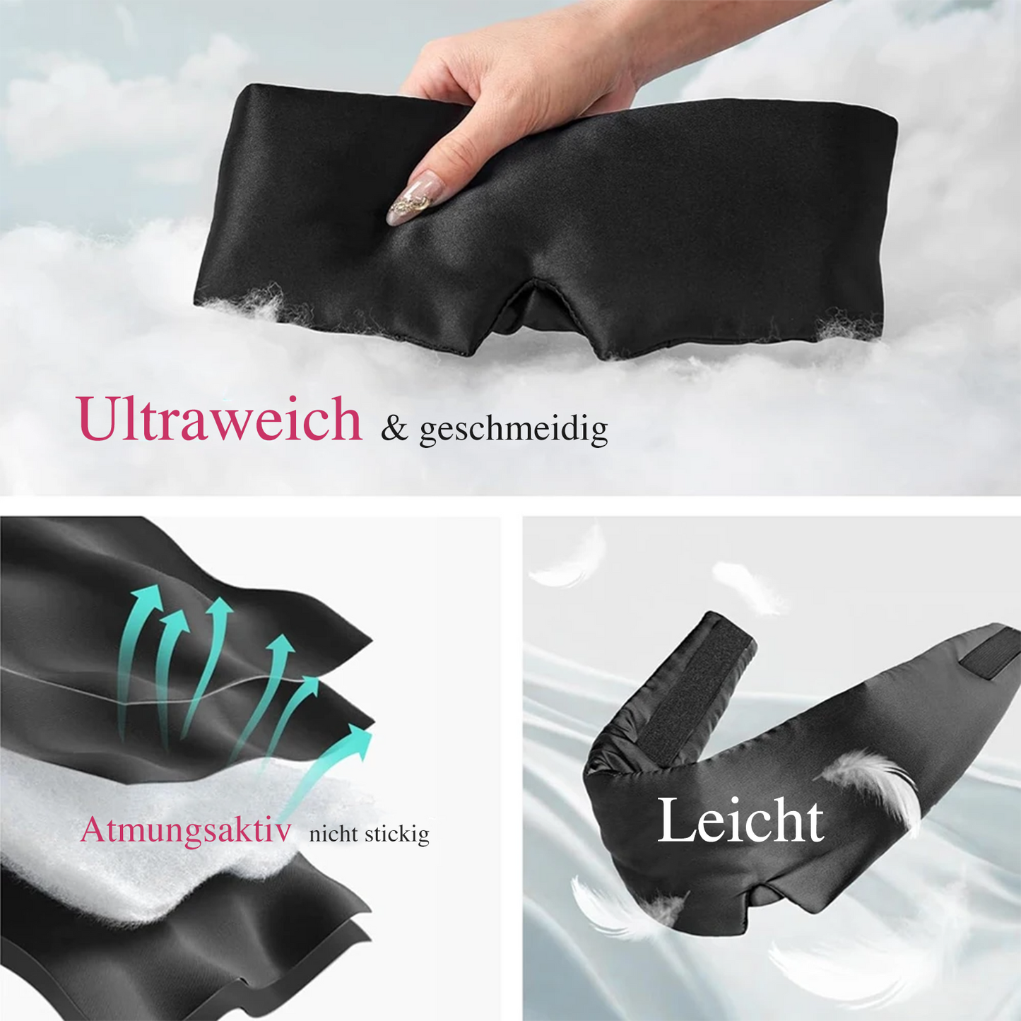 Silkeslen GlowSleep Ansiktsmask