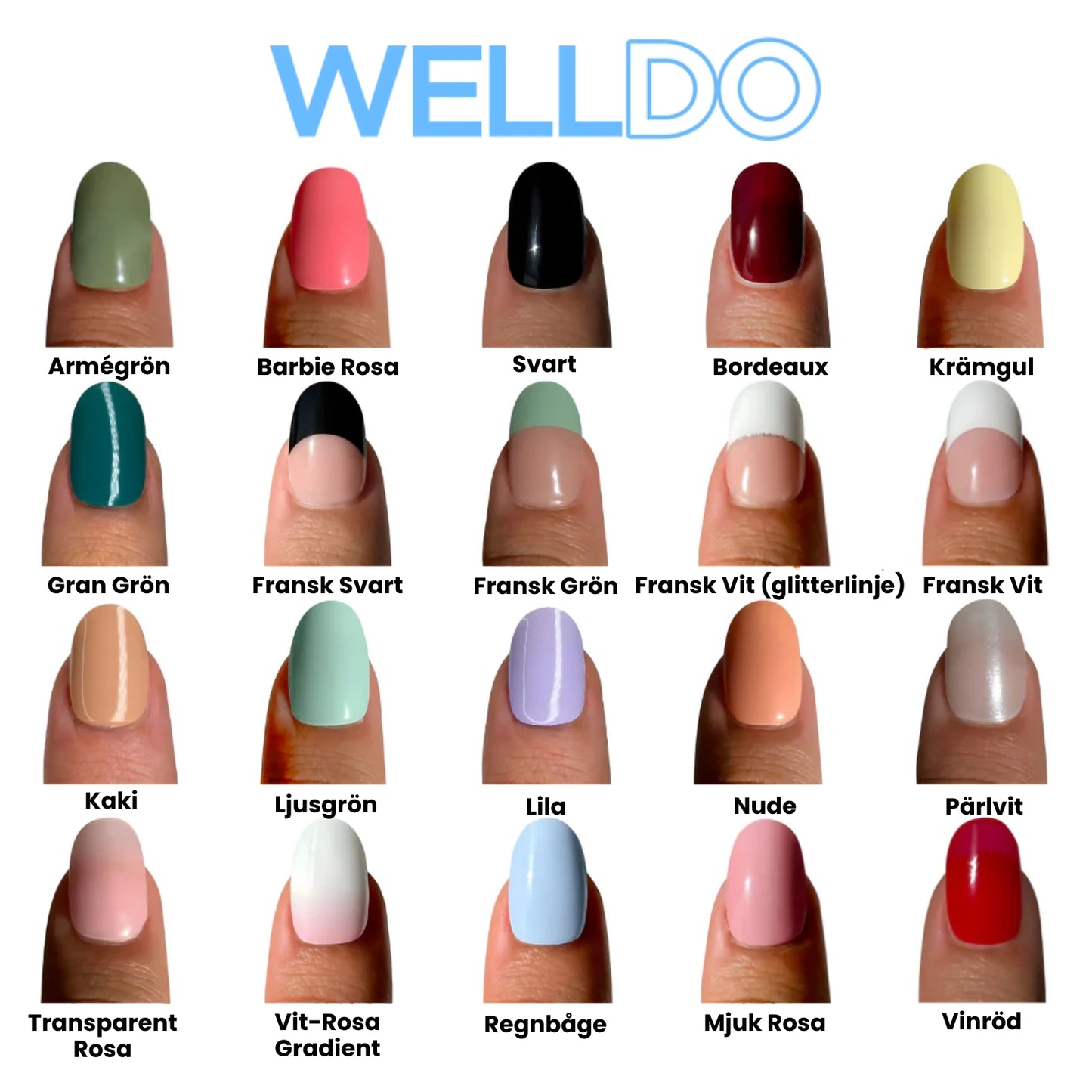 Welldo™ Gel-Naglar Kit