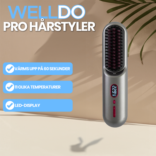 Welldo™ PRO Trådlös Hårstyler