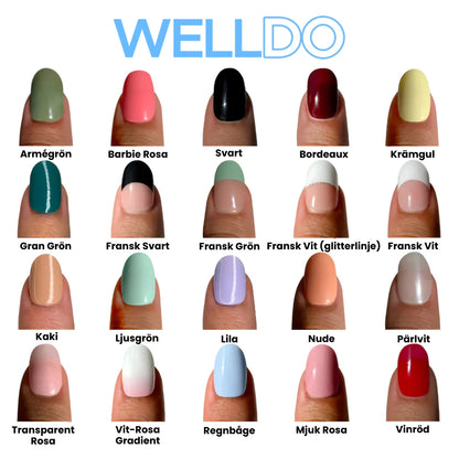 Welldo™ Gel-Naglar Kit